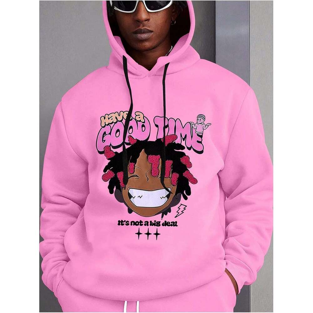 Hoodie for Mens Womens Graphic Drawstring Cartoon Letter Print Funny Hoodie Pullover Sweatshirt Hoodies sweatshirt pullover jacket Long sleeve