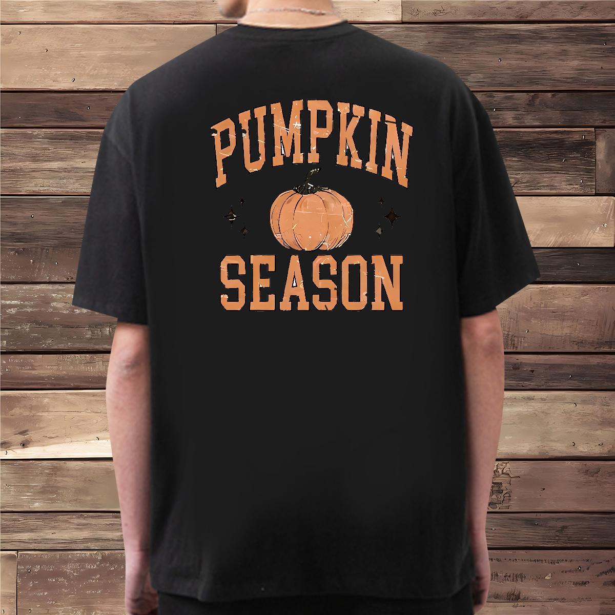 Comfortable Man T Shirts pumpkin Breathable Crew Neck Outdoor DIY Anime 230g 100% Cotton Tshirts Designer Clothes