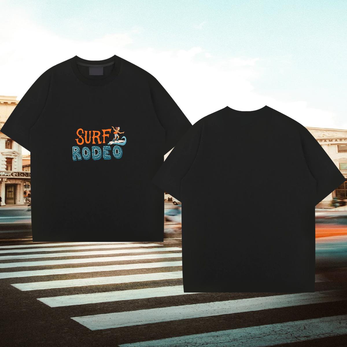 Loose Couples T Shirts Hip Hop 100% Cotton 230g Customized Breathable Short Sleeve letter Mens T Shirts DIY Customized Top Tees