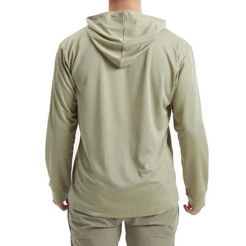 Camo Shirts Hunting Fishing Shirt Long-Sleeved Sunshade Shirt Top Elasticity Loose Outdoor Casual Jungle Camo T-Shirt NewXJ240819