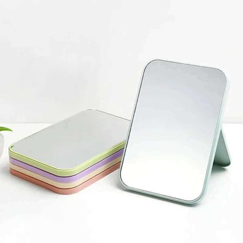 Folding Portable Large Square High Definition Single Side Cosmetic Mirror Portable and Easy To Use Simple and Beautiful Y240819