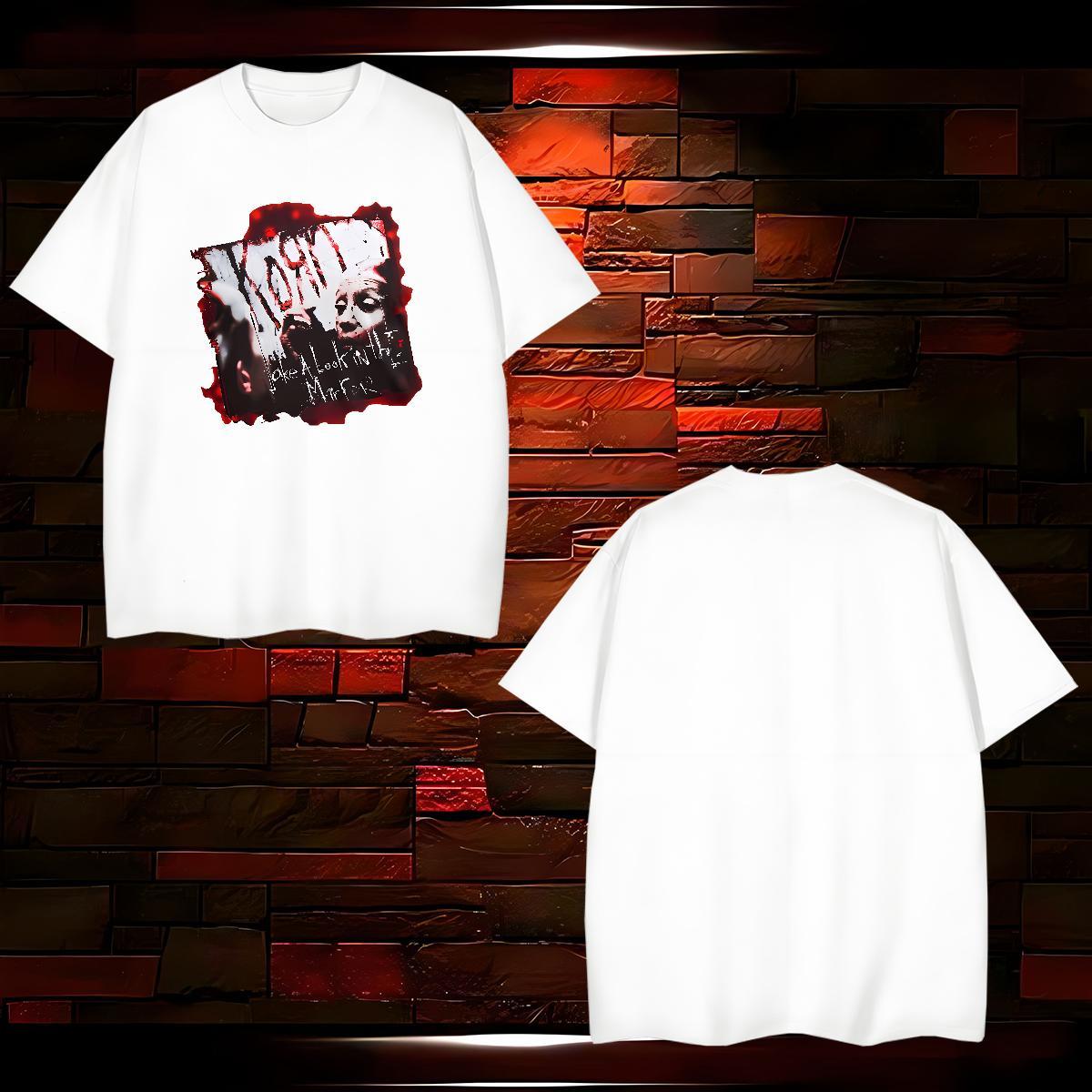 T-Shirts for Men 230g Pure Cotton scary Street O Neck Short Sleeves Customized Print Men Clothes T-Shirt 2024 Summer Popular Tops Shirt