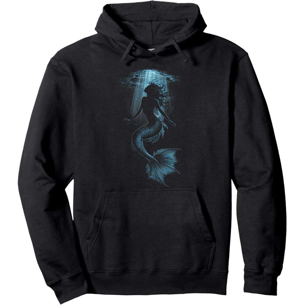 Hoodie for Mens Womens Mermaid Underwater Fantasia Graphic Tees for Men Women Pullover Hoodie Hoodies sweatshirt pullover jacket Long sleeve