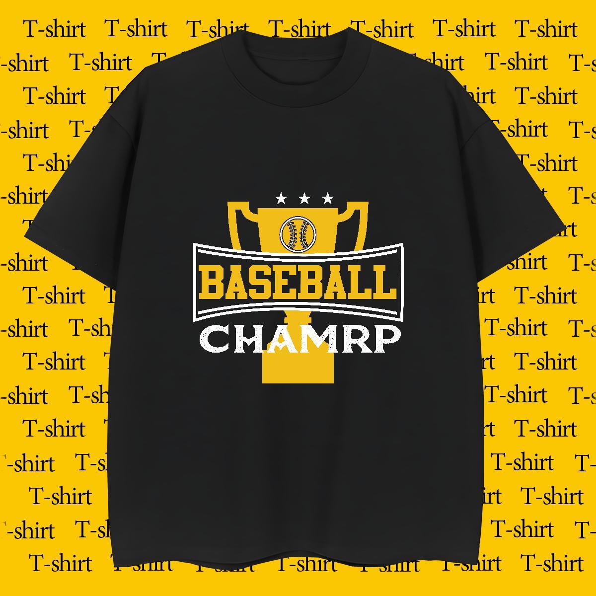 Designer baseball T Shirts Men High Street Hip Hop Men Clothes T-Shirt 230g Pure Cotton Fashion Designer O Neck Short Sleeves Oversized Tshirts