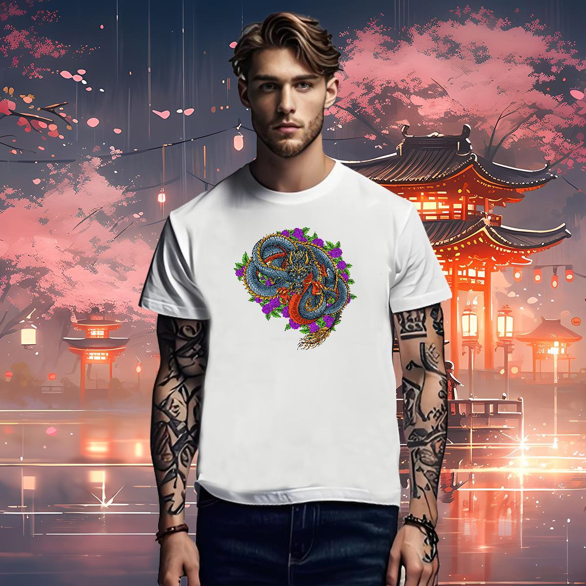 T-Shirts 230g 100% Cotton angry Street O Neck Short Sleeves White Plus Size Men Tops Tees 2024 Soft Clothes