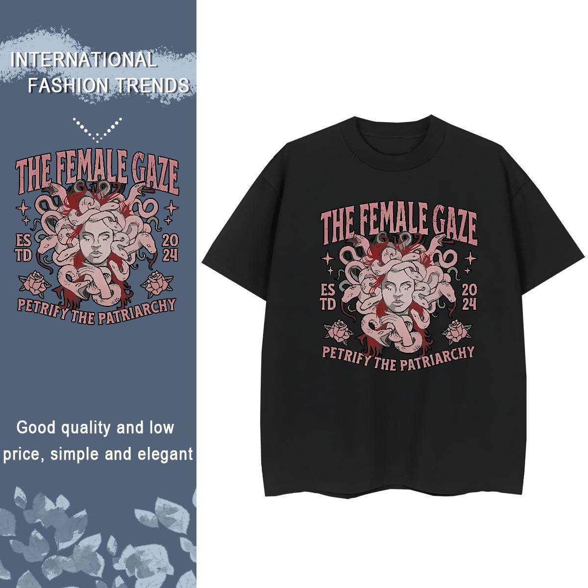 DIY Customized Femme fatale Tshirt for Man Woman 100% Cotton 230g T Shirt For Man Custom Cartoon Casual Beach Breathable Crew Neck Comfortable Tops Sh