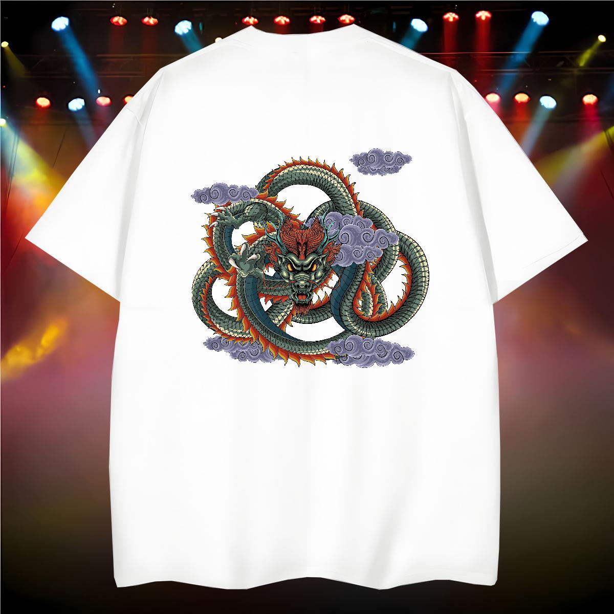 T Shirt For Man 100% Cotton 230g fierce Casual Crew Neck Breathable Custom Printing Men Tees Designer Free Shipping Tops Tees