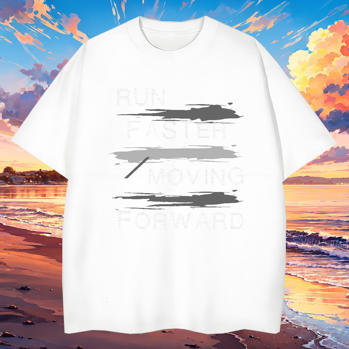 High Quality letter 230g Pure Cotton Couples T Shirts Street Wear Crew Neck Breathable T-Shirts for Men Designer Cartoon Print Tshirts