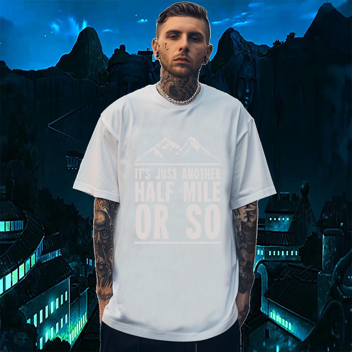 Cool Design mountain 230g Pure Cotton Tshirt for Man Woman Spring Summer O Neck Short Sleeves Mens T Shirts Fashion New Customized Print Clothes