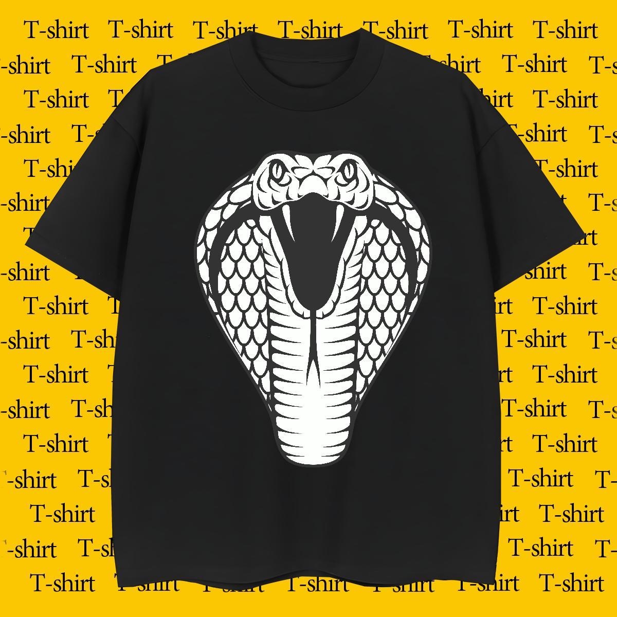 Designer T Shirts Men cobra Breathable Crew Neck Sport DIY Printed 100% Cotton 230g Couples T Shirts 2024 DIY Clothings