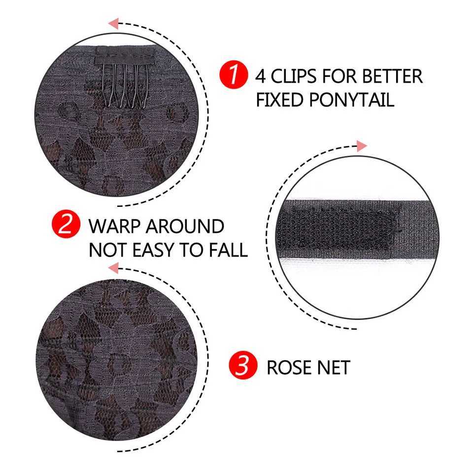 I am a Wig twisted straight clip in a ponytail that extends into a synthetic high-temperature wrap around the hair in a magic cream ponytail W240817