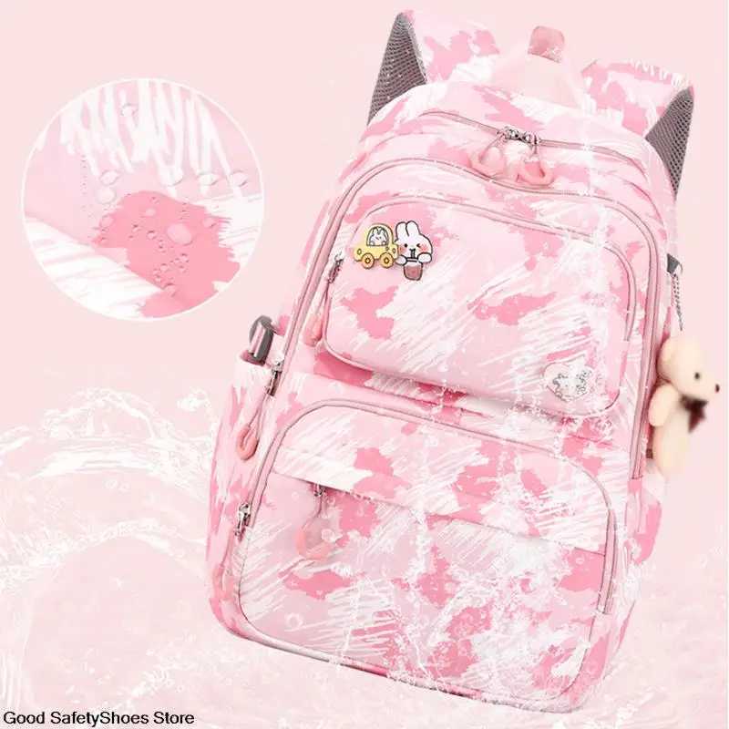School Trolley Bag For Girls Kids School Bookbags Rolling Wheeled School Backpack Removable Children School Bags For Girls Y240820