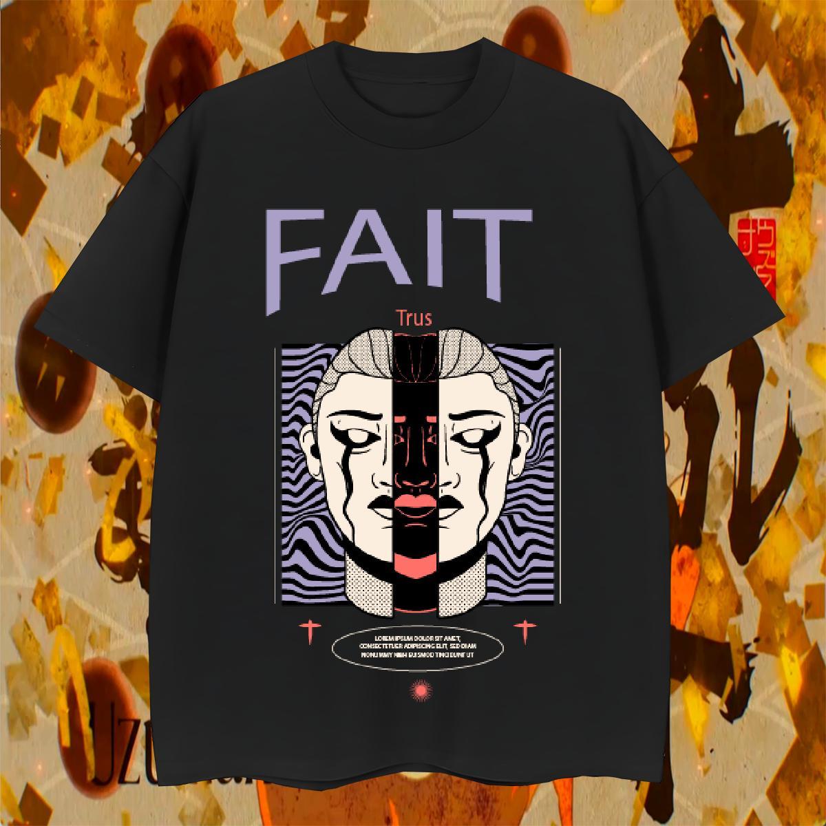 Cool Men Tshirts High Street Hip Hop 230g Pure Cotton Customized Print Crew Neck man Men T Shirts 2024 Wear