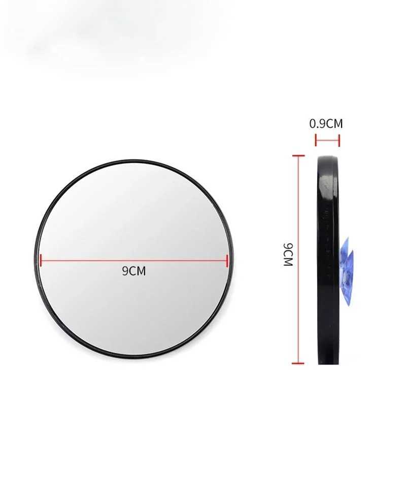 Magnification Mirror with Suction Cup 5x/10x/15x Blackhead Magnifying Mirror for Bathroom Makeup Mirror Portable Mirror Round Y240819