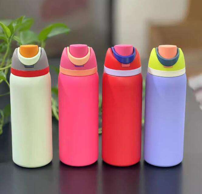 2024 New Travel Mugs Owala Thermos Cup 19 Oz 240z leakproof Stainless Steel Space Kettle Water Bottle Outdoro sports Camping water bottles fe5