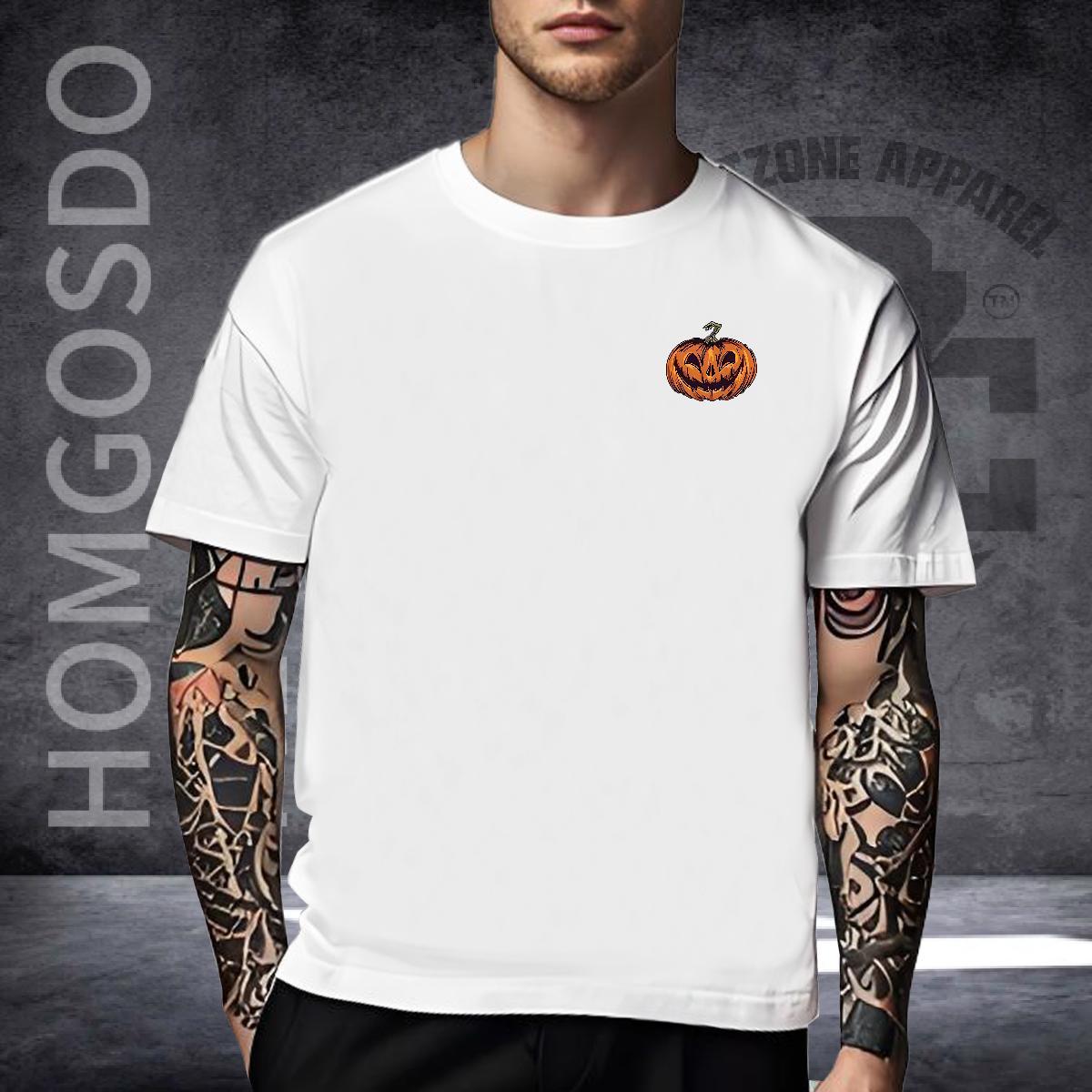 Classic Casual Tshirts pumpkin Outdoor 230g 100% Cotton Polos Breathable Soft Designer T Shirts Men Asian Size
