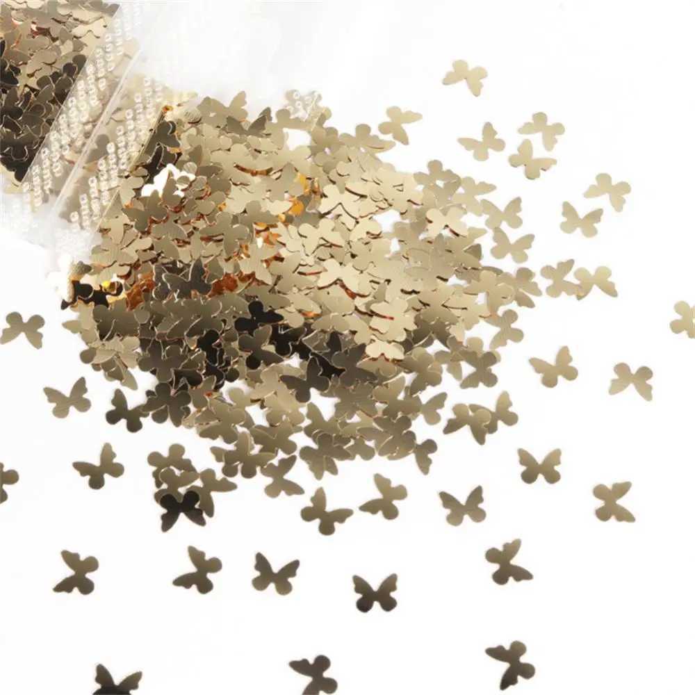 Shiny Red Black Nail Art Sequins Heart Shape Flake Slice Decoration Accessories Mixed Size Nails Paillette forXJ240815