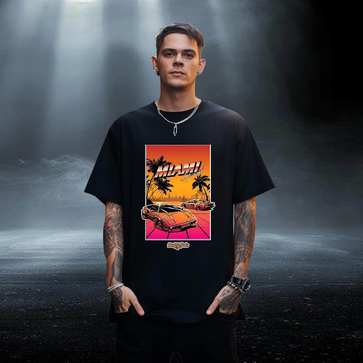 Free Shipping Tshirts Beach 100% Cotton 230g DIY Logo Oversized Round Neck Short Sleeve car T Shirts Men Customized Polos