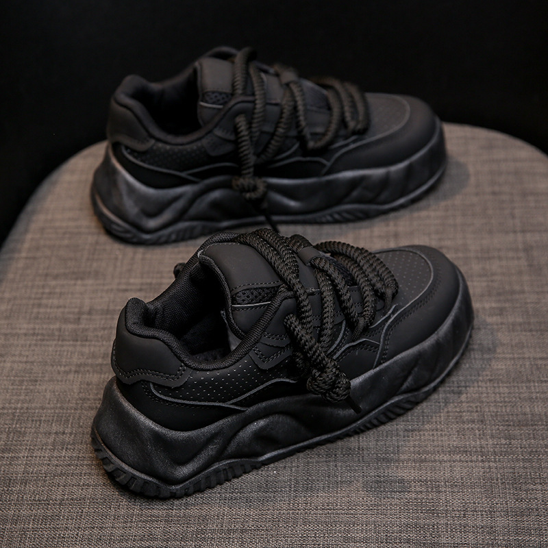 Ddmysports Autumn Winter New Instagram Korean Edition Little White Female Students Thick Sole Versatile Casual Sports Board Shoes Children J OUTDOOR