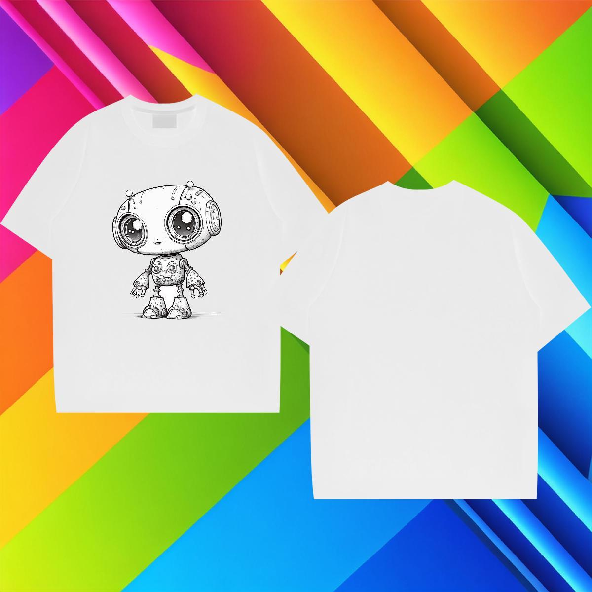 Brand ET 230g Cotton Couples T Shirts Spring Summer Crew Neck Men T Shirts Stylist White Plus Size Top Tees