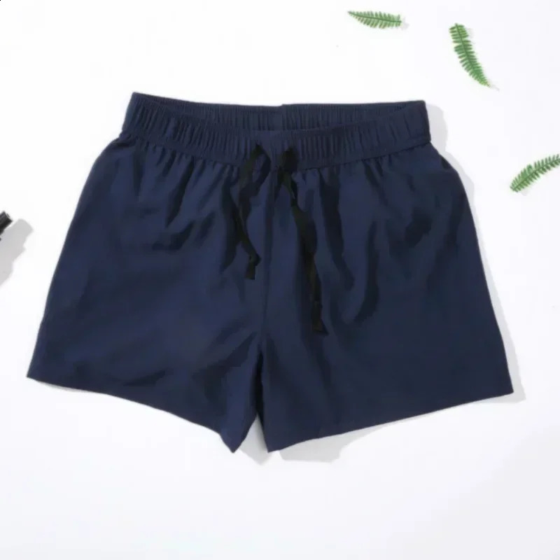 Running cargo short leg quick drying beach mens sports shorts elastic jogging casual pants 240819