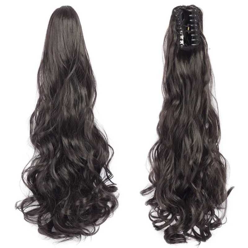 Natural beauty high-temperature silk with ponytail European and American tiger mouth chemical fiber braided ponytail W240817