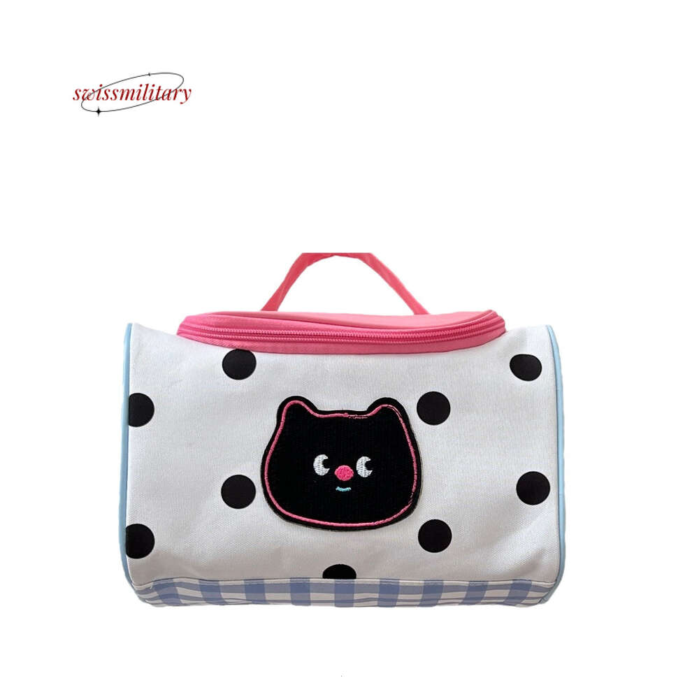 Swissmilitary Cute Cartoon Handheld Bag for Women 2024 New Girl Heart Portable Large Capacity Makeup Storage Washbag #13