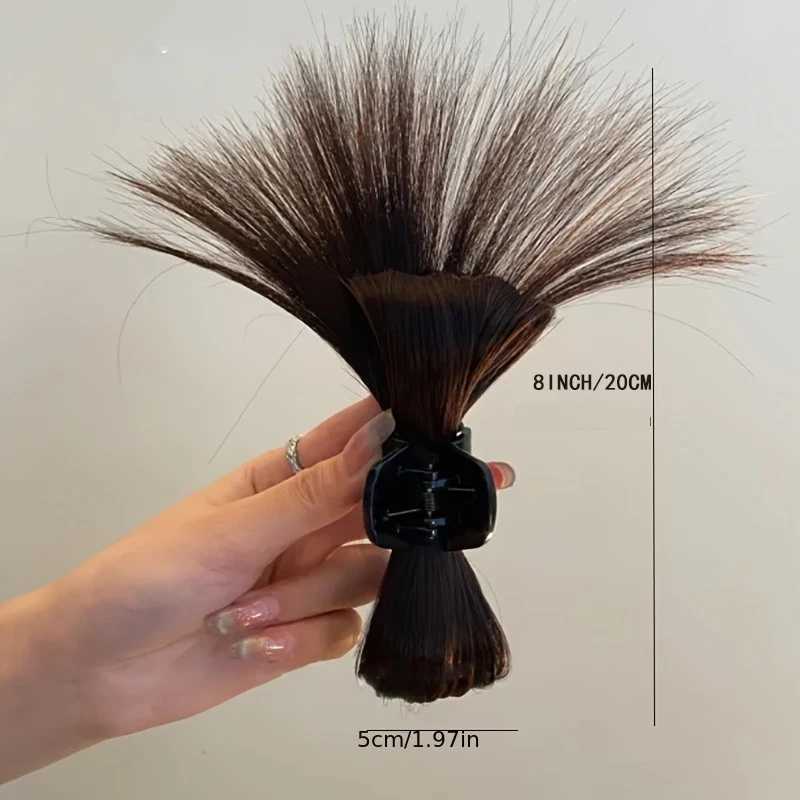 H STAR synthetic wig ponytail top hair claw womens short straight invisible ponytail W240817