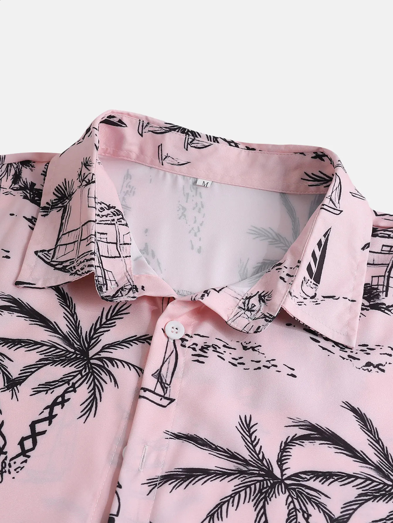 Men Street Fashion Summer Daily Shirt Hawaiian Cartoon Print Casual Loose Shirts Short Sleeve Beach Loose Tops 240820