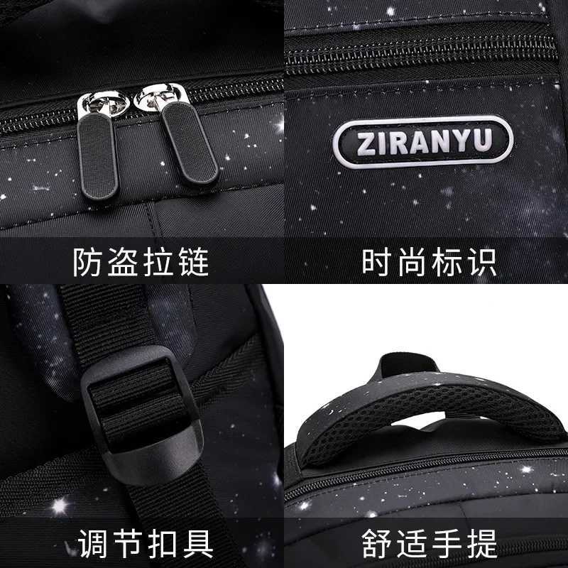 Carry on Kids Luggage Primary Junior High School Bag Rolling Backpack for Boys Wheeled Bag with Lunch Box Trolley School Bags Y240820