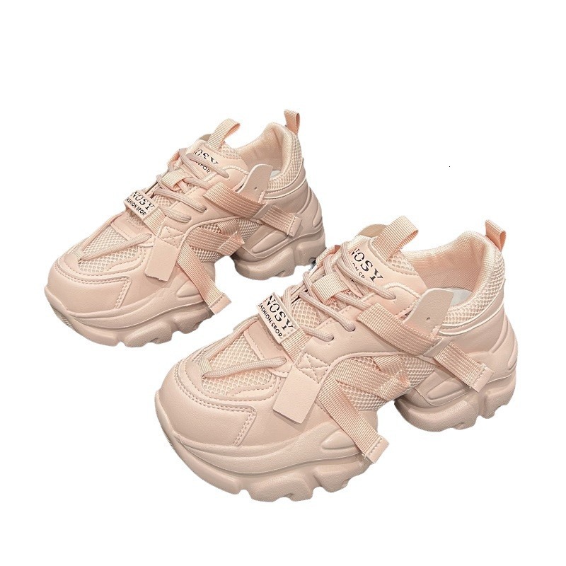 Ddmyoutdoor Show Off Dad Women Spring New Edition Sponge Cake Sports And Leisure For Students Thick Bottom College Style Little White Shoes OUTDOOR