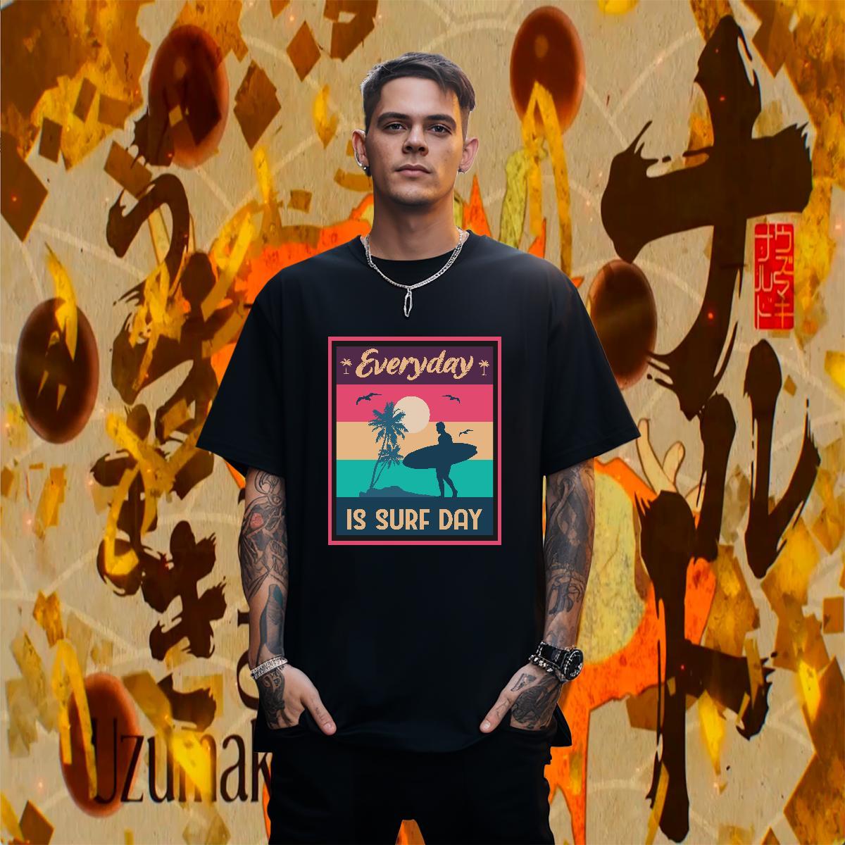 Brand Tshirts Casual 100% Cotton 230g Custom Printed Short Sleeve Soft beach Mens T Shirts New Wear