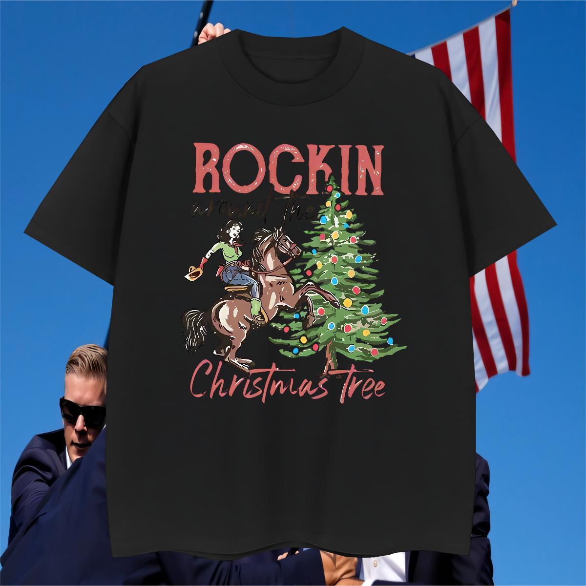 Designer Fashion Chrismas Couples T Shirts 100% Cotton 230g T-Shirts Asian Size Outdoor Breathable Crew Neck Loose Fit Tops Shirt