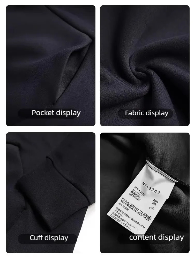 Mens and womens spring autumn thick hoodies warm soap long sleep reflecting nighttime leisure exercise 240819