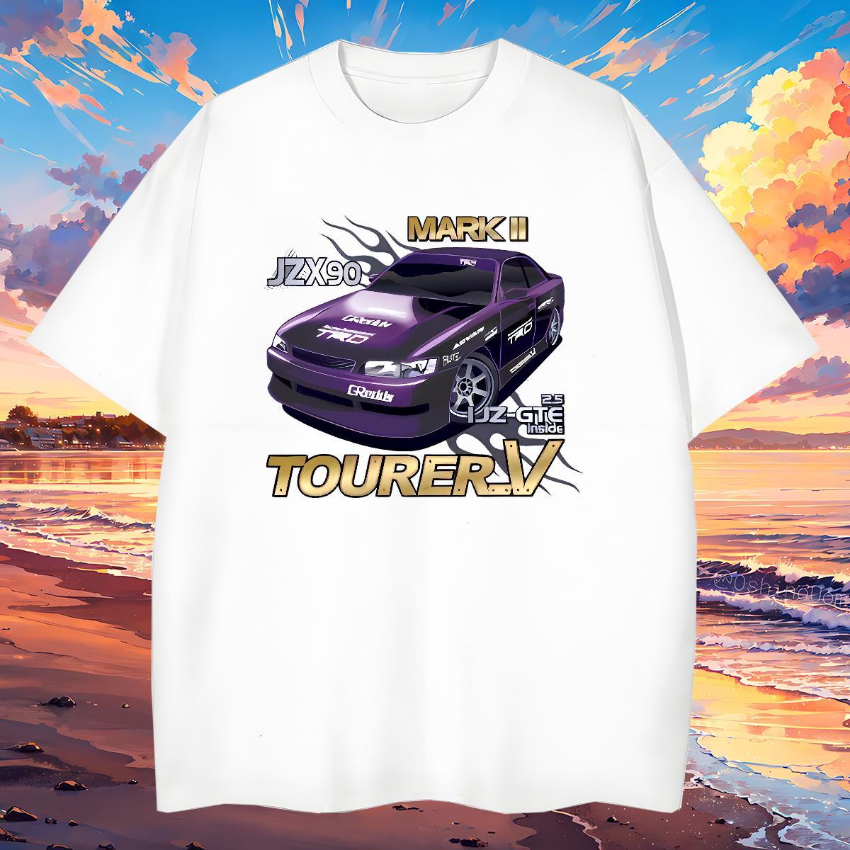 Comfortable beach 230g 100% Cotton Couples T Shirts Outdoor Breathable T Shirt For Man Custom Anime Tops Shirt