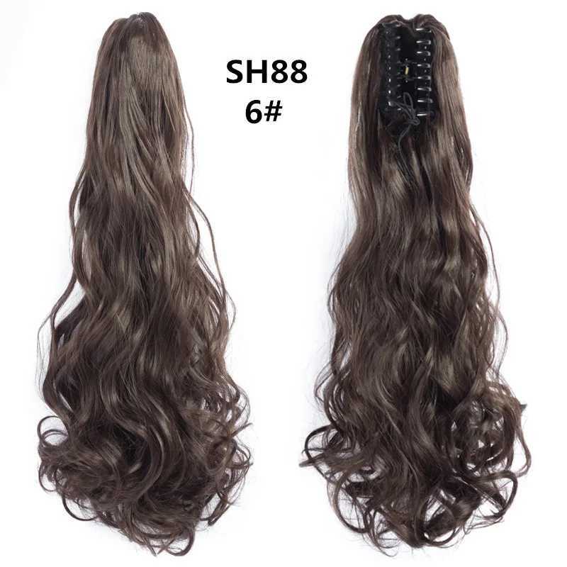 Natural beauty high-temperature silk with ponytail European and American tiger mouth chemical fiber braided ponytail W240817