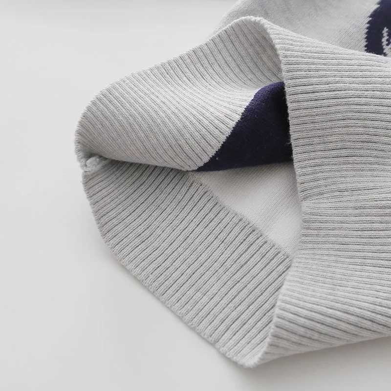 2023 Autumn Winter 3 4 5 6 8 10 Years Kids Children O-Neck Long Sleeve Big Flower Floral Baby Girl Knitted Pullover SweaterXJ240819
