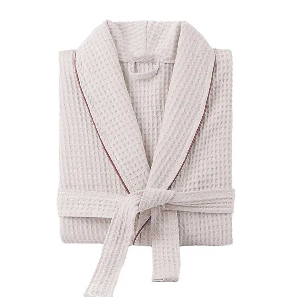 Neutral Night Cat V-neck Strap Waist Length Sve Solid Color Spwear Bathrobe Hotel Dress Beauty Soft Shower Dress W241023