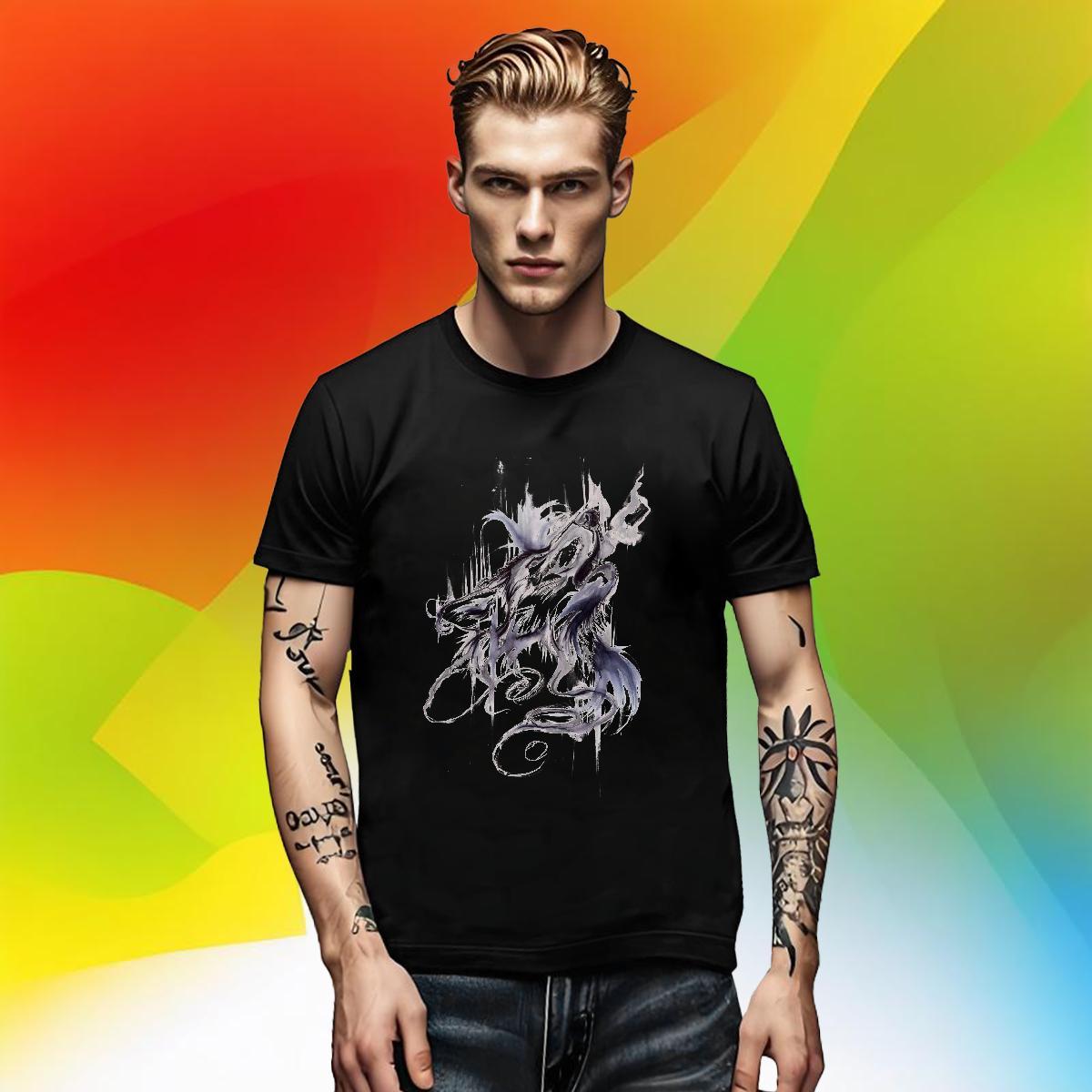 Designer Mens Tshirts wolf Street 100% Cotton 230g Wear Crew Neck Soft T Shirts Men Customized