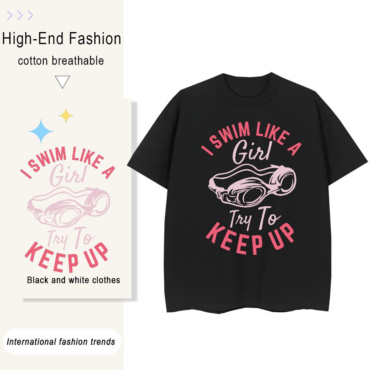 Soft keep up 100% Cotton 230g Men Clothes T-Shirt Hip Hop Street Round Neck Short Sleeve T Shirts Men Fashion Casual DIY Printed Top Tees