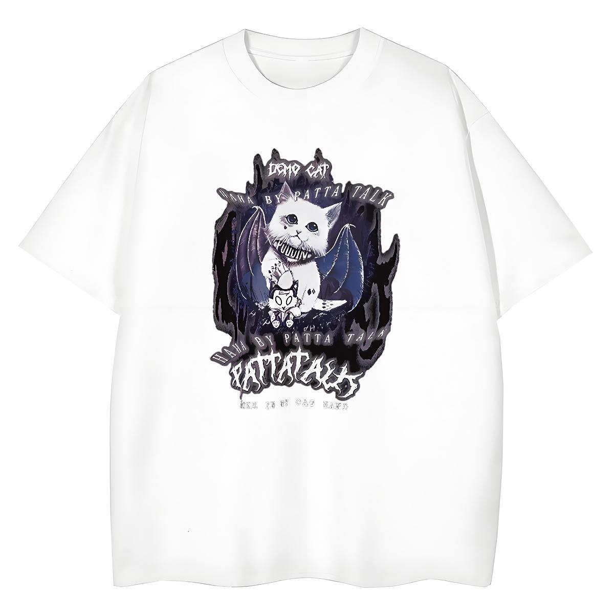 Fashion Casual Women Tshirts Street Round Neck Short Sleeve Tees Shirts Comfortable 230g Cotton cute White Plus Size T Shirt For Woman
