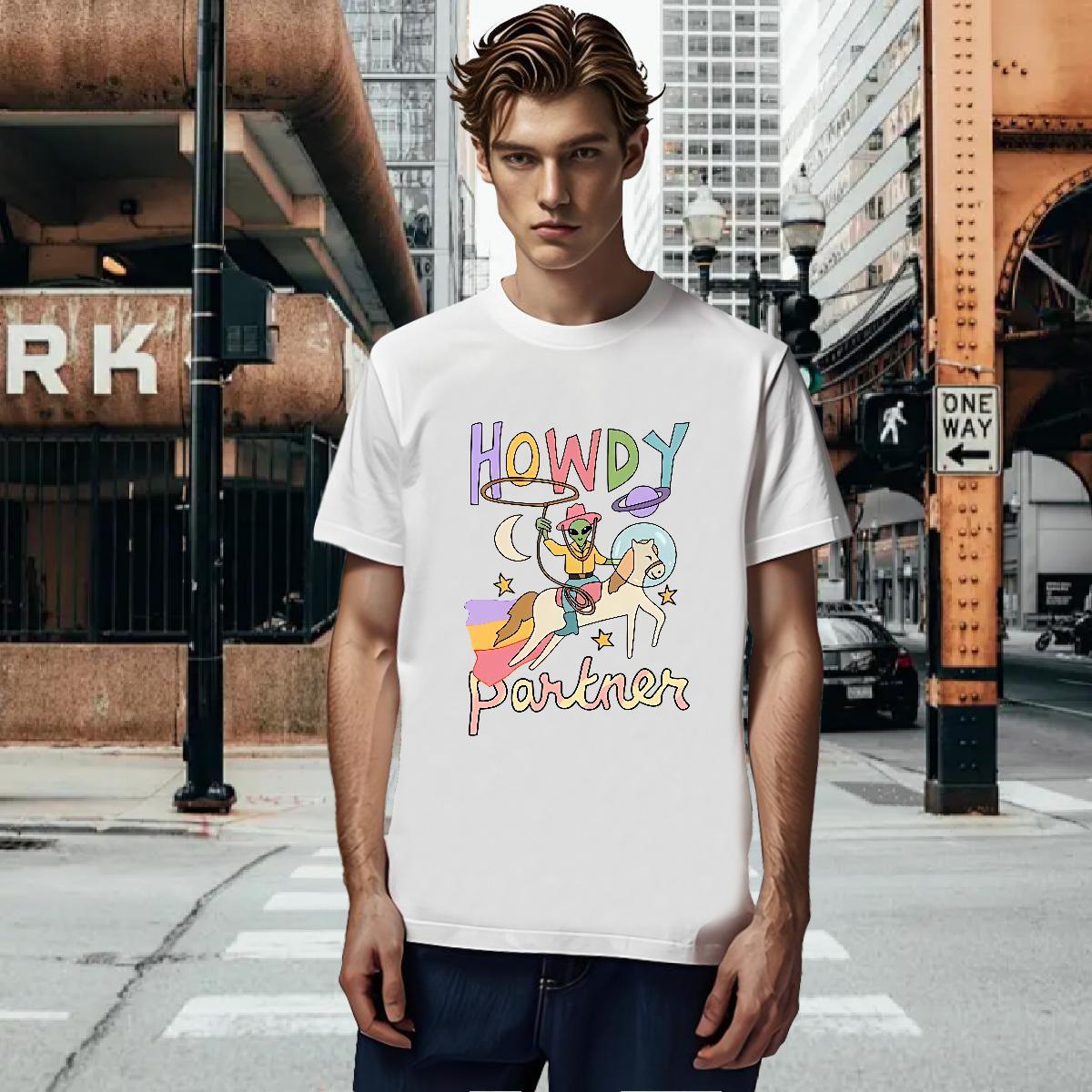 T shirt 230g Pure Cotton painting Beach Breathable Crew Neck DIY Printed Mens Tshirts Classic Popular Clothings