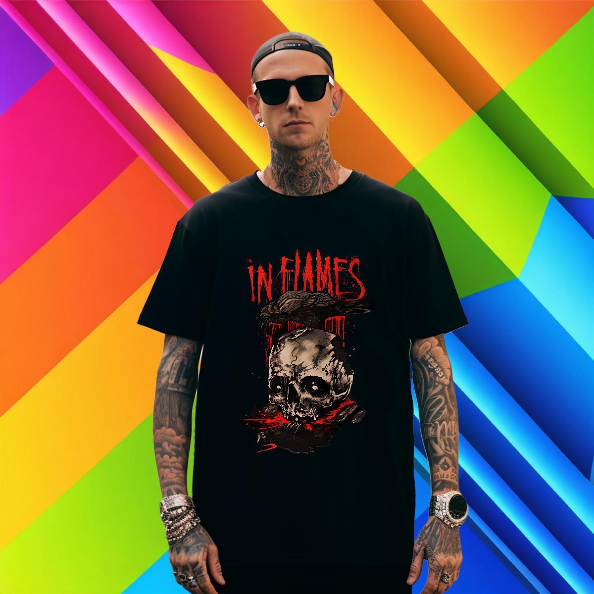 Mens T Shirts 230g 100% Cotton scary Spring Summer Pure Cotton Oversized Men Tshirts Fashion Casual Classic Tops Tees