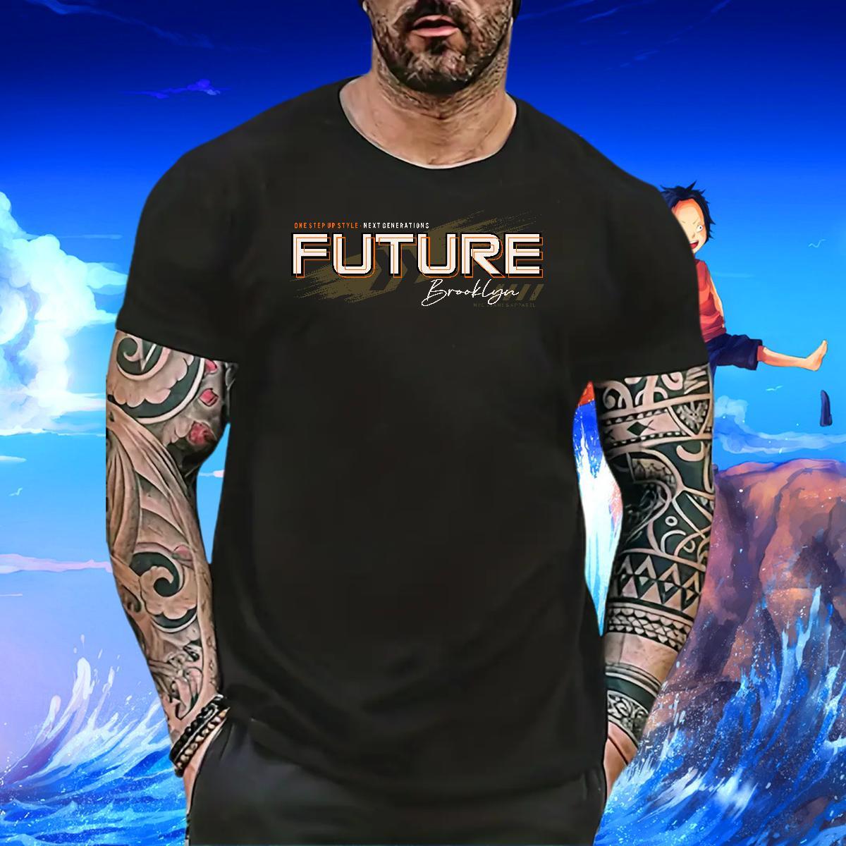 TOP Quality future 230g Pure Cotton Couples T Shirts Casual Daily Wear Breathable Short Sleeve Mens T Shirts Fashion Designer Oversized 3XL 4XL Polos