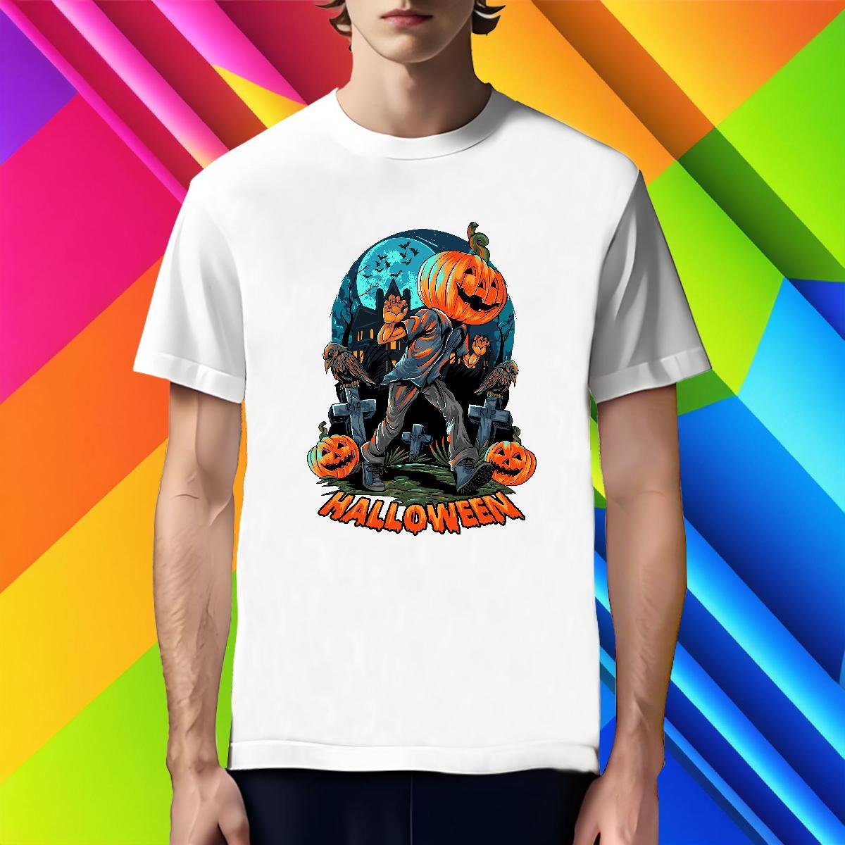Popular T-Shirts for Men pumpkin Crew Neck Spring Summer Custom Print Plus Size 230g Cotton Mens Tshirts Brand Clothings