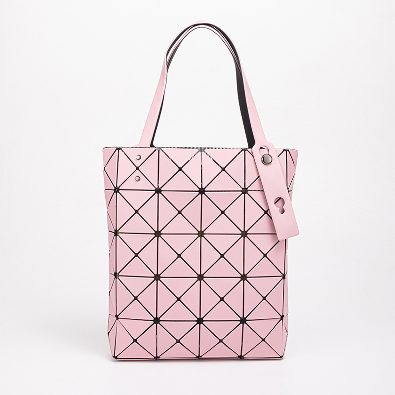 Ladies' high-end handbag with large capacity summer tote 2024 new diamond grid bag