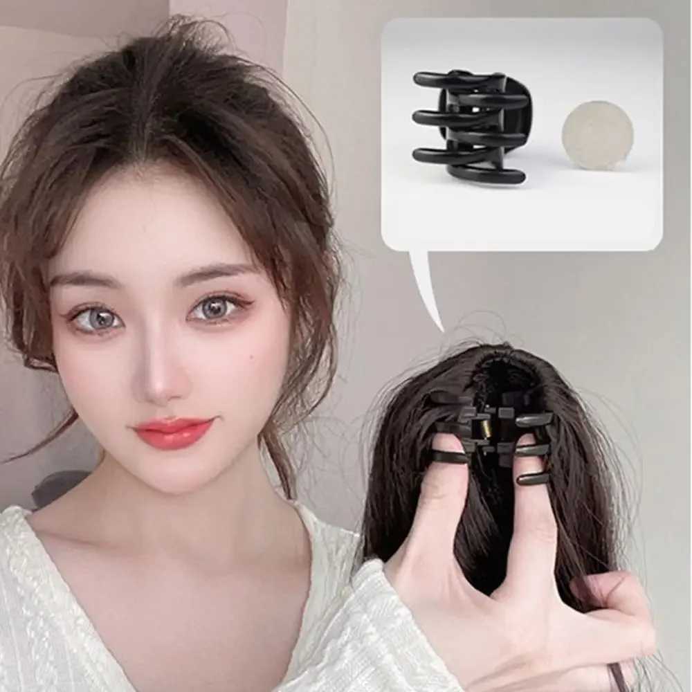 Womens Fashion Wig 45cm Fashion Wig Claw Clip Natural Long Curled Wig Womens Ponytail Hair Extension W240817