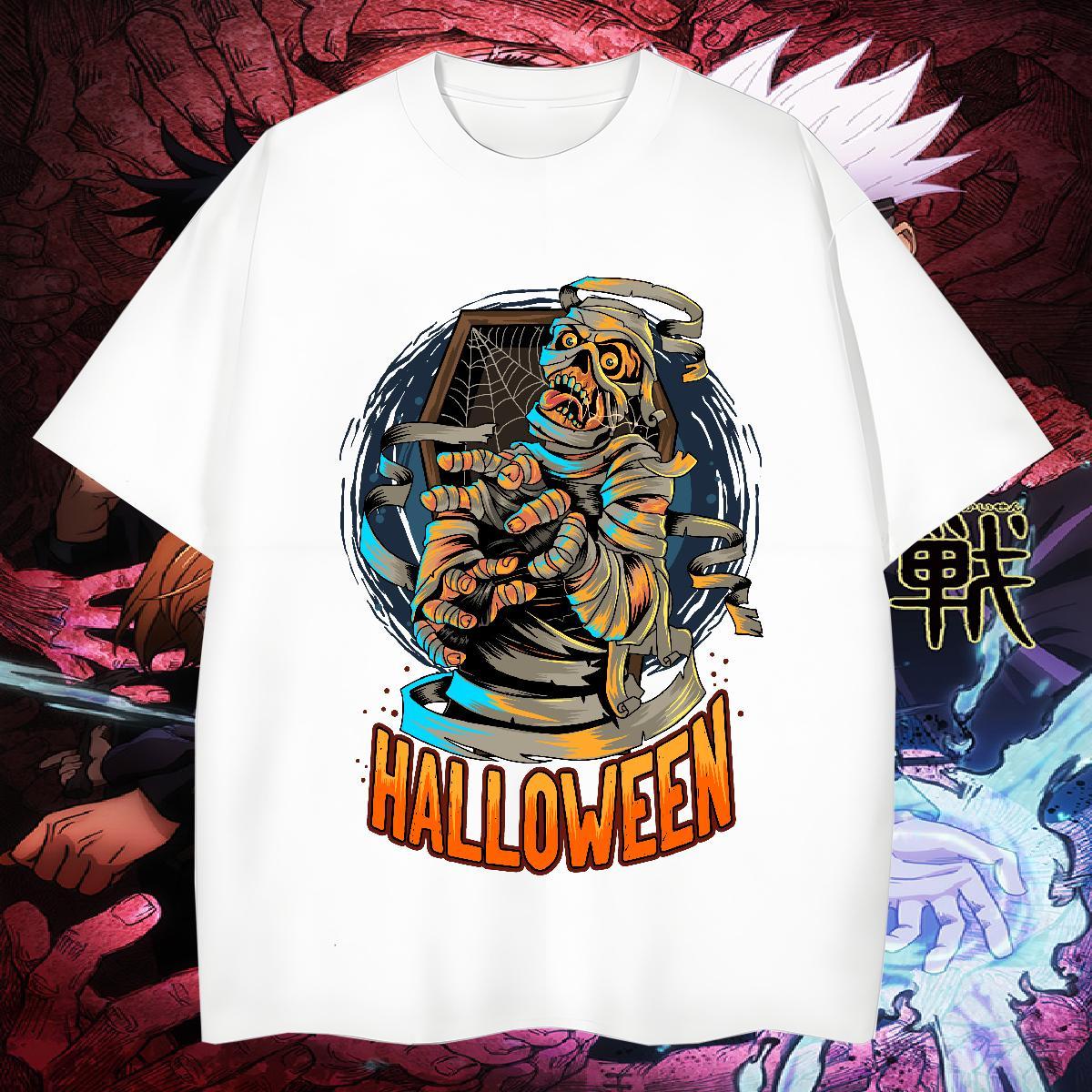 Free Shipping Mens T Shirts skull Breathable Short Sleeve Street wear Hip Hop DIY Printed 230g Cotton Men Tops Tees DIY Customized Tee Shirt