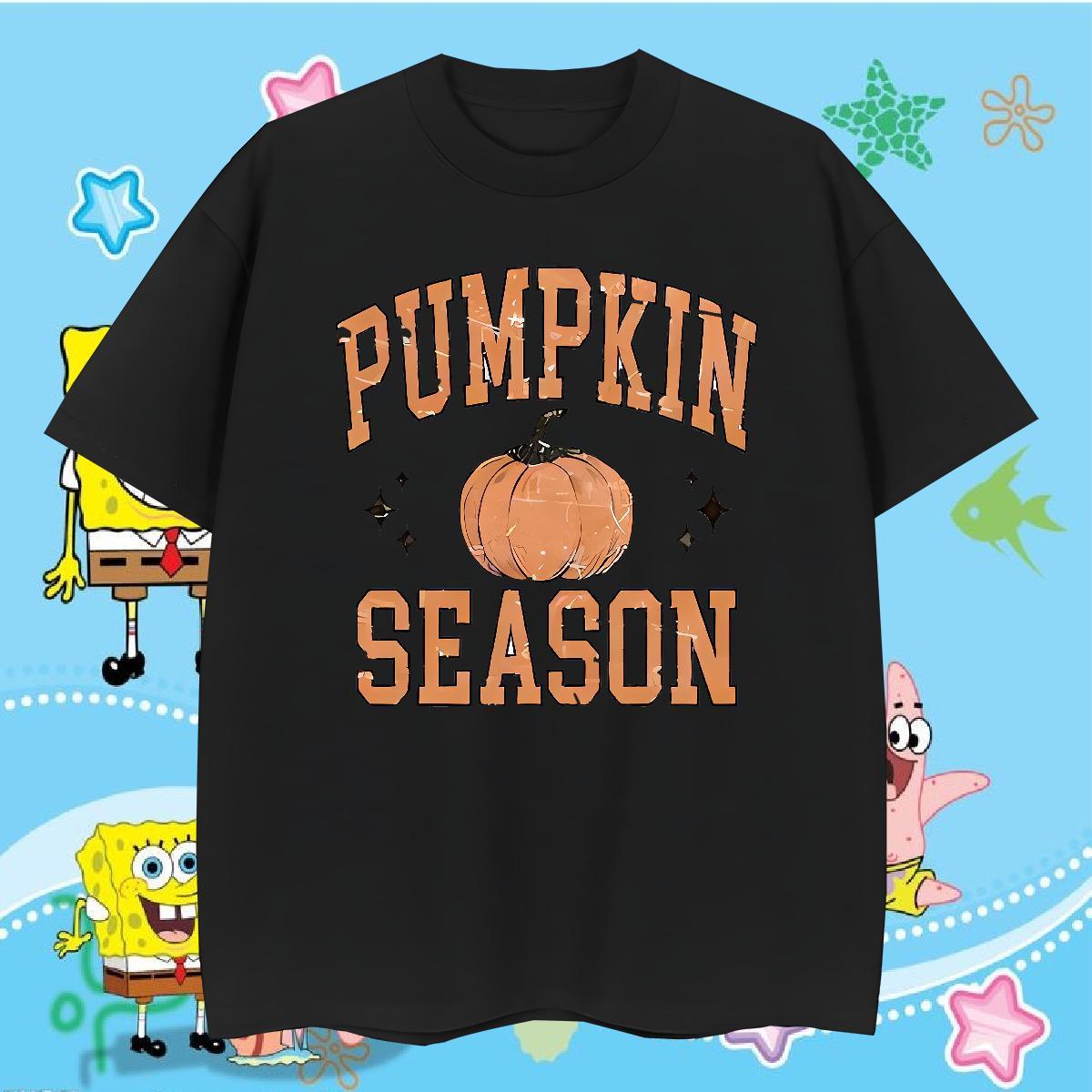 Fashion Casual Tshirts pumpkin Hip Hop 230g 100% Cotton Top Tees Pure Cotton Designer T Shirt For Man Black White