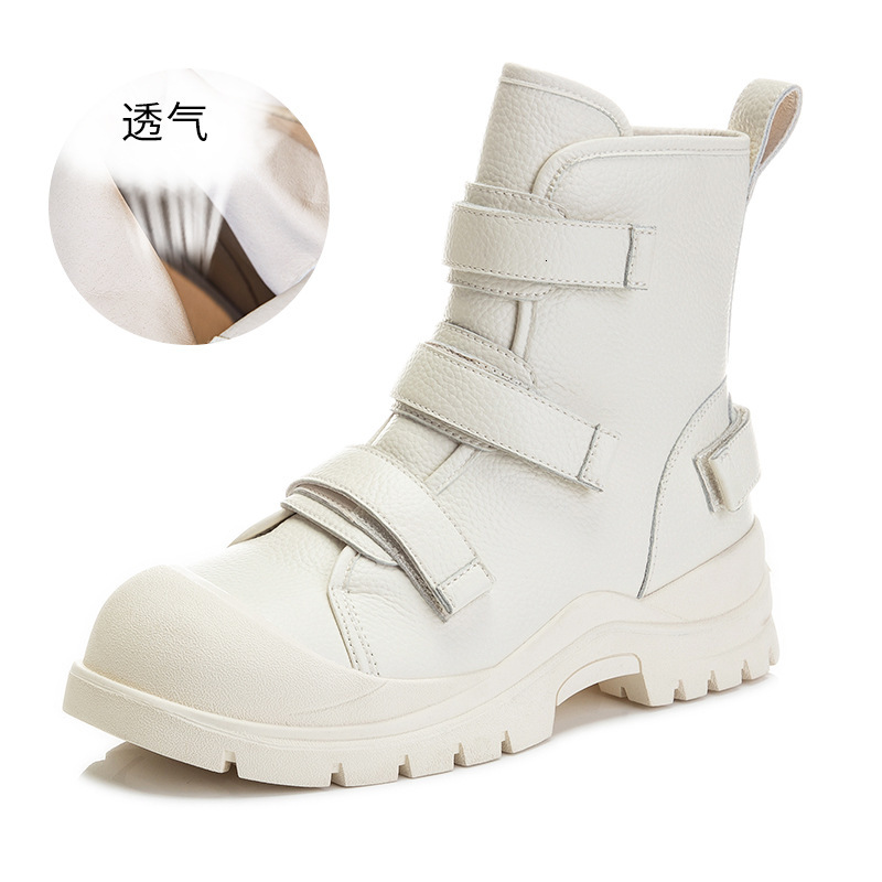 Ddmysports Genuine Leather Martin Winter New Plush Short Versatile Women S Mid Length Boots Slim For Children OUTDOOR